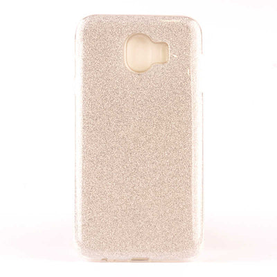 Galaxy J4 Kılıf Zore Shining Silikon Gümüş