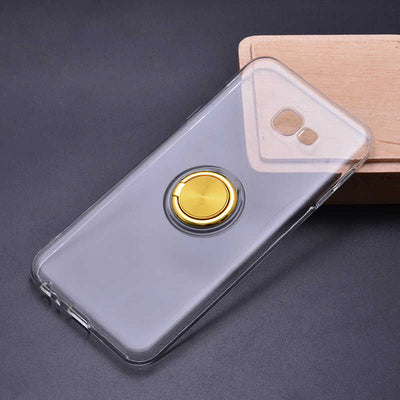 Galaxy J4 Plus Kılıf Zore Les Silikon Gold