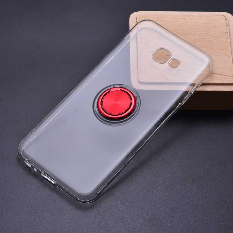 Galaxy J4 Plus Kılıf Zore Les Silikon Kırmızı