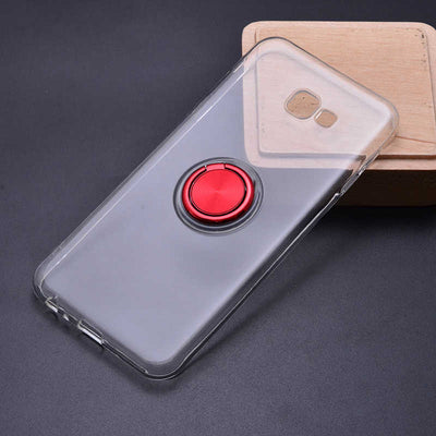 Galaxy J4 Plus Kılıf Zore Les Silikon Kırmızı