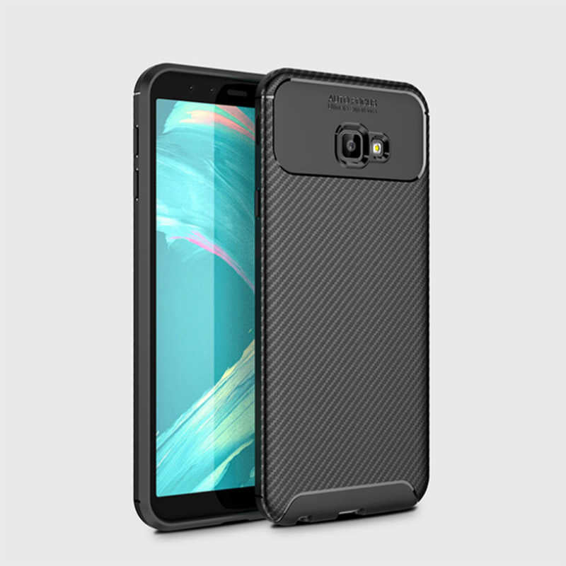 Galaxy J4 Plus Kılıf Zore Negro Silikon Kapak Lacivert