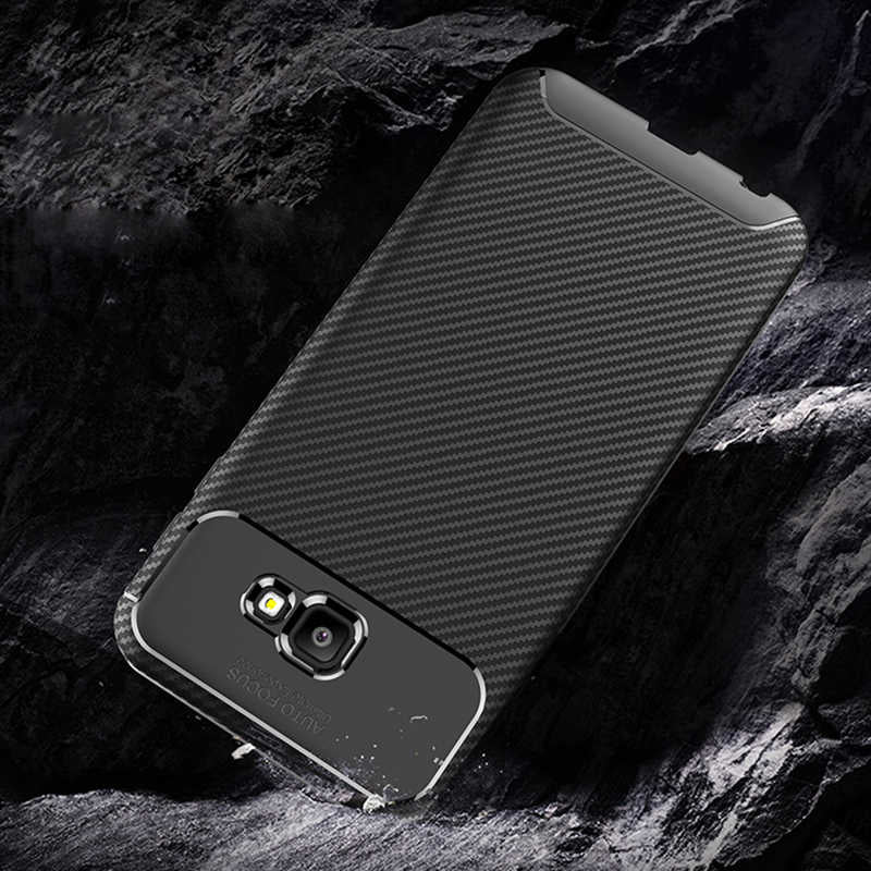 Galaxy J4 Plus Kılıf Zore Negro Silikon Kapak Lacivert