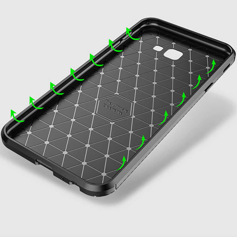 Galaxy J4 Plus Kılıf Zore Negro Silikon Kapak Lacivert