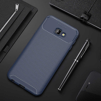 Galaxy J4 Plus Kılıf Zore Negro Silikon Kapak Lacivert