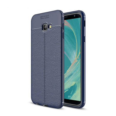 Galaxy J4 Plus Kılıf Zore Niss Silikon Kapak Lacivert