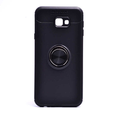 Galaxy J4 Plus Kılıf Zore Ravel Silikon Kapak Siyah