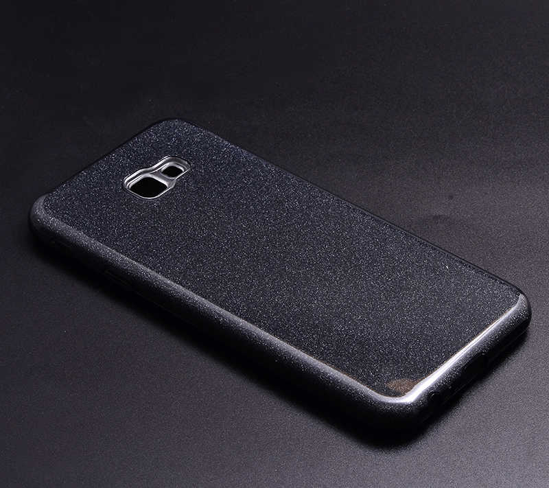 Galaxy J4 Plus Kılıf Zore Shining Silikon Siyah
