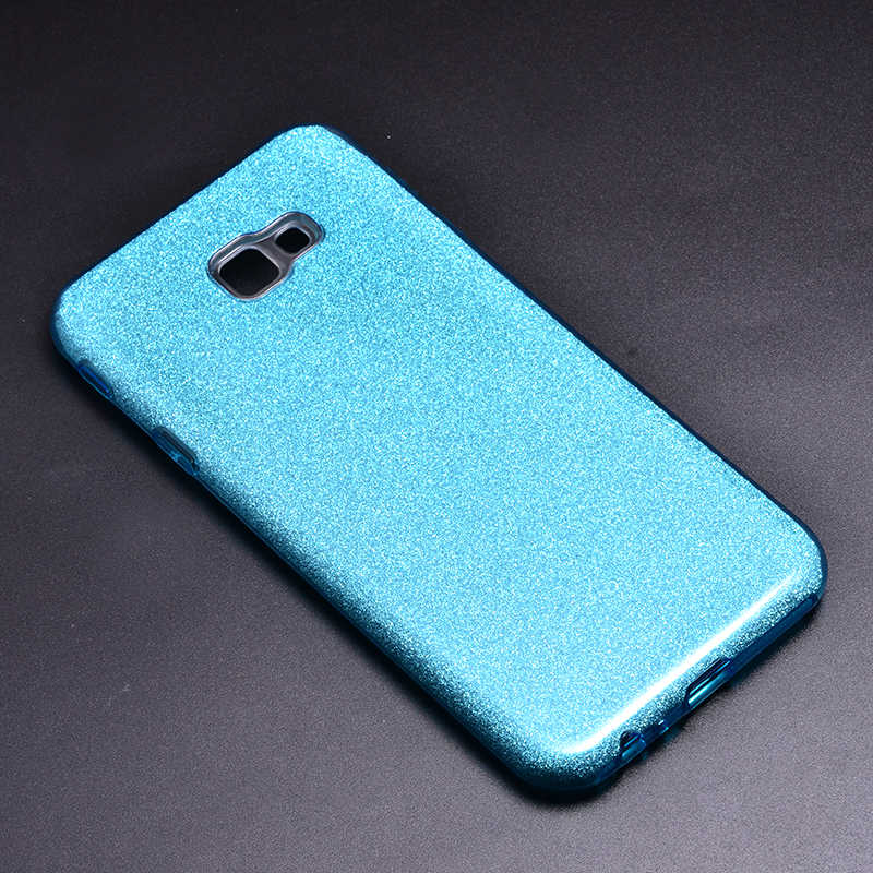 Galaxy J4 Plus Kılıf Zore Shining Silikon Mavi
