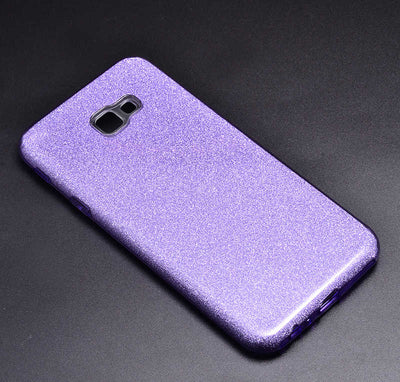 Galaxy J4 Plus Kılıf Zore Shining Silikon Mor