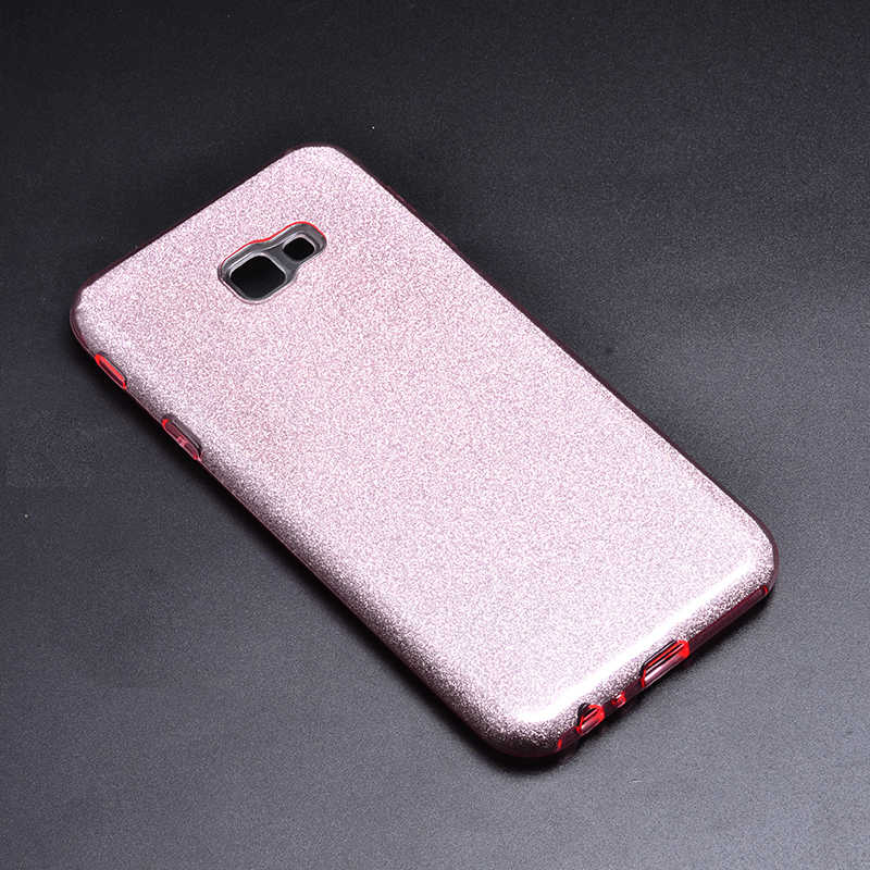 Galaxy J4 Plus Kılıf Zore Shining Silikon Rose Gold