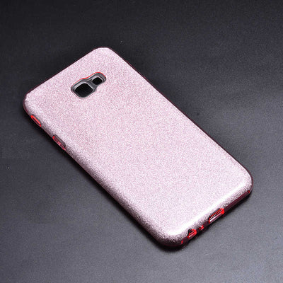 Galaxy J4 Plus Kılıf Zore Shining Silikon Rose Gold