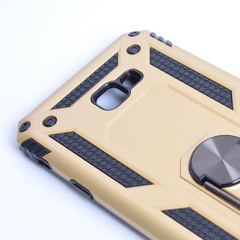 Galaxy J4 Plus Kılıf Zore Vega Kapak Gold