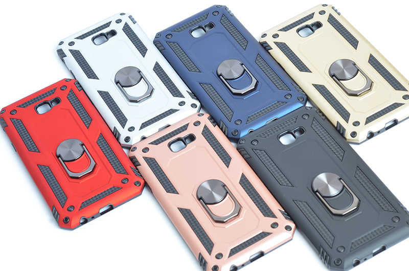 Galaxy J4 Plus Kılıf Zore Vega Kapak Mavi