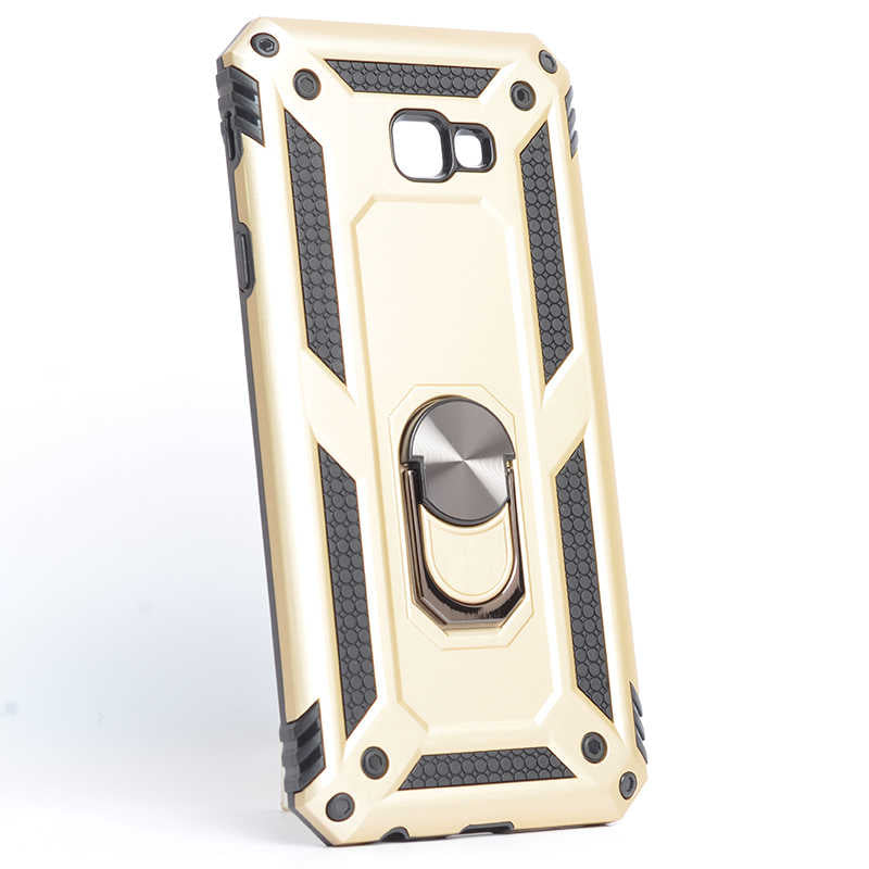Galaxy J4 Plus Kılıf Zore Vega Kapak Gold
