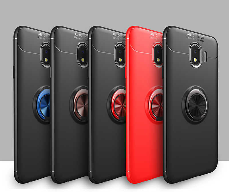 Galaxy J4 Kılıf Zore Ravel Silikon Kapak Siyah