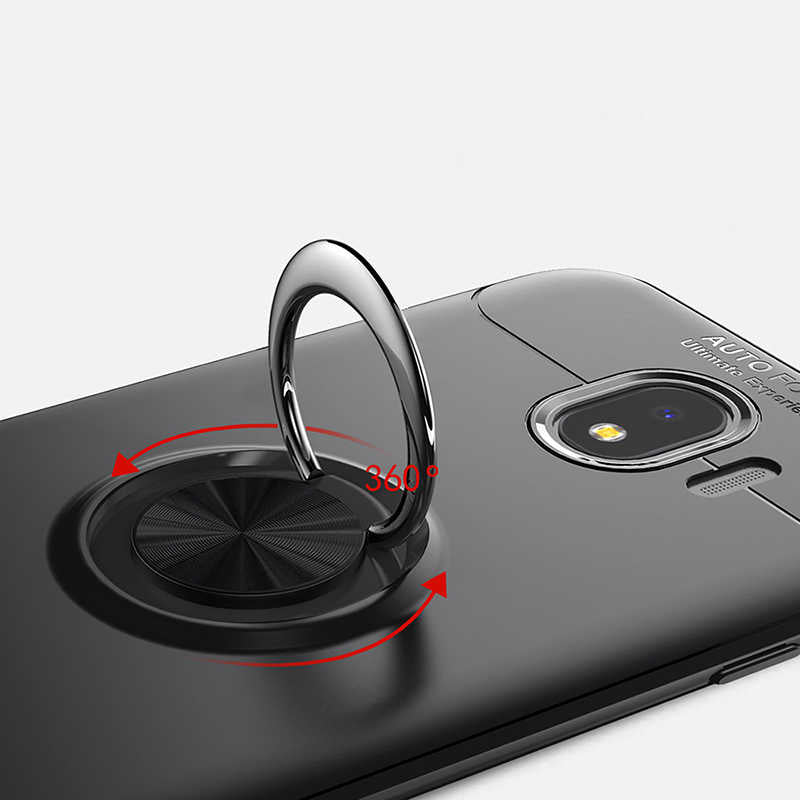 Galaxy J4 Kılıf Zore Ravel Silikon Kapak Siyah