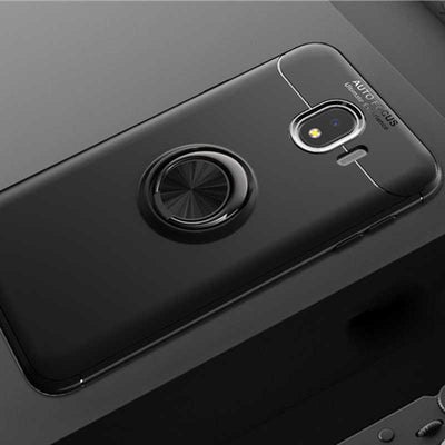 Galaxy J4 Kılıf Zore Ravel Silikon Kapak Siyah
