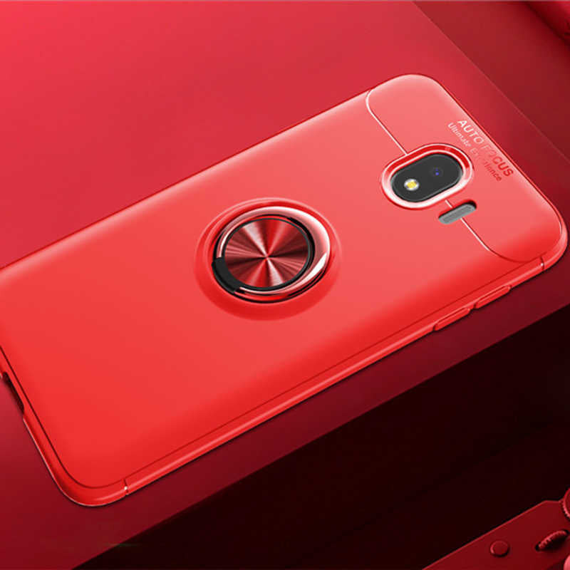Galaxy J4 Kılıf Zore Ravel Silikon Kapak Kırmızı