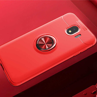 Galaxy J4 Kılıf Zore Ravel Silikon Kapak Kırmızı