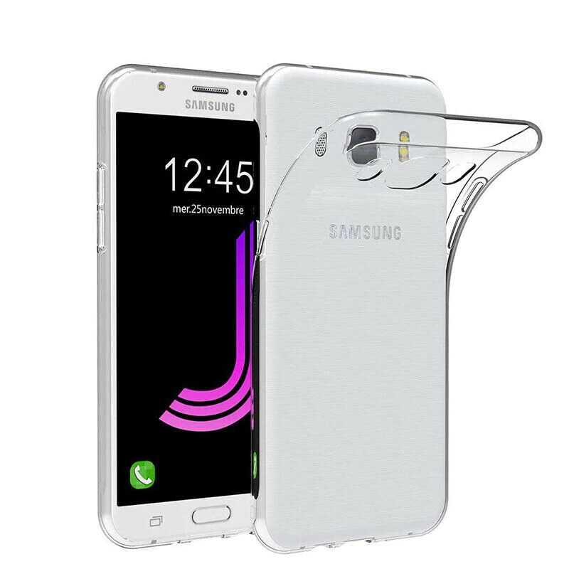 Galaxy J5 2016 Kılıf Zore Süper Silikon Kapak Renksiz