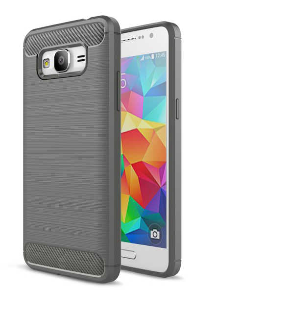 Galaxy J5 2016 Kılıf Zore Room Silikon Kapak Gri