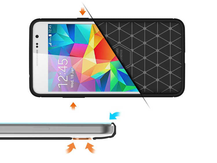 Galaxy J5 2016 Kılıf Zore Room Silikon Kapak Gri