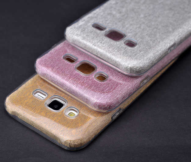 Galaxy J5 Kılıf Zore Shining Silikon Mavi