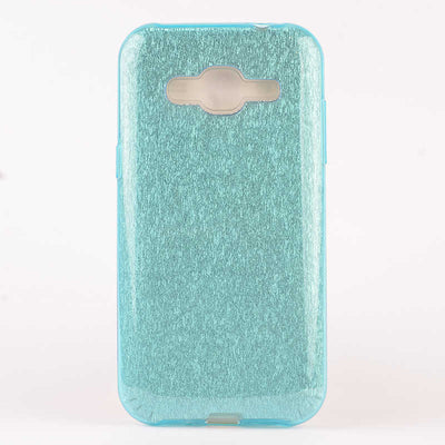 Galaxy J5 Kılıf Zore Shining Silikon Mavi