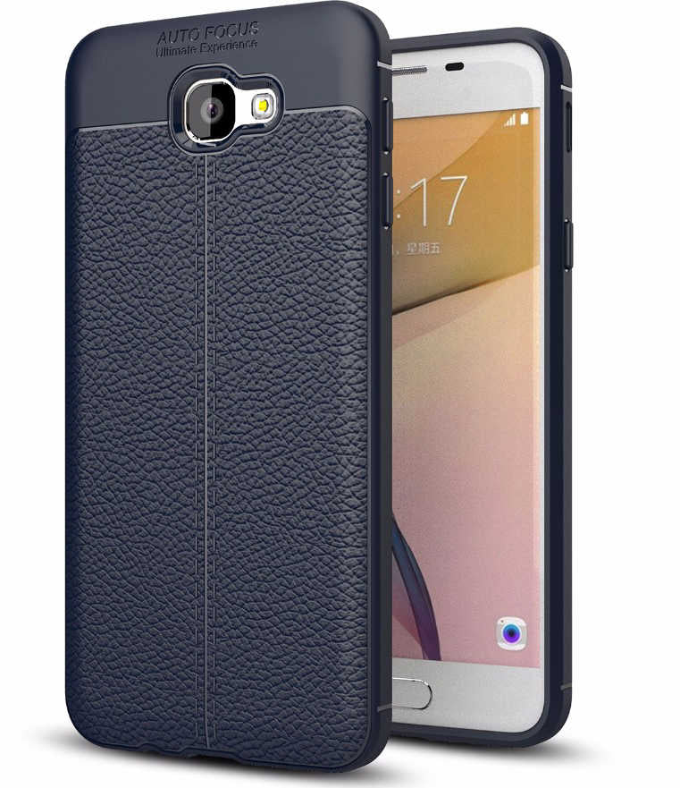 Galaxy J5 Prime Kılıf Zore Niss Silikon Kapak Lacivert