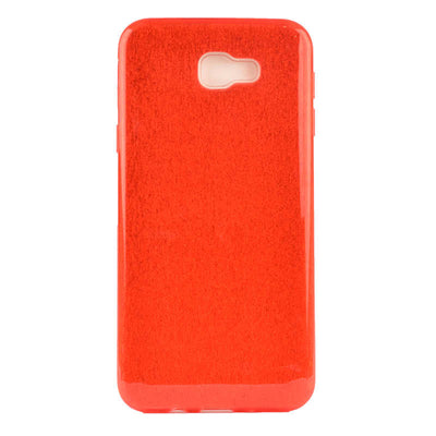 Galaxy J5 Prime Kılıf Zore Shining Silikon Kırmızı