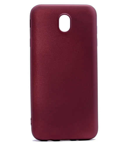 Galaxy J530 Pro Kılıf Zore Premier Silikon Kapak Mürdüm