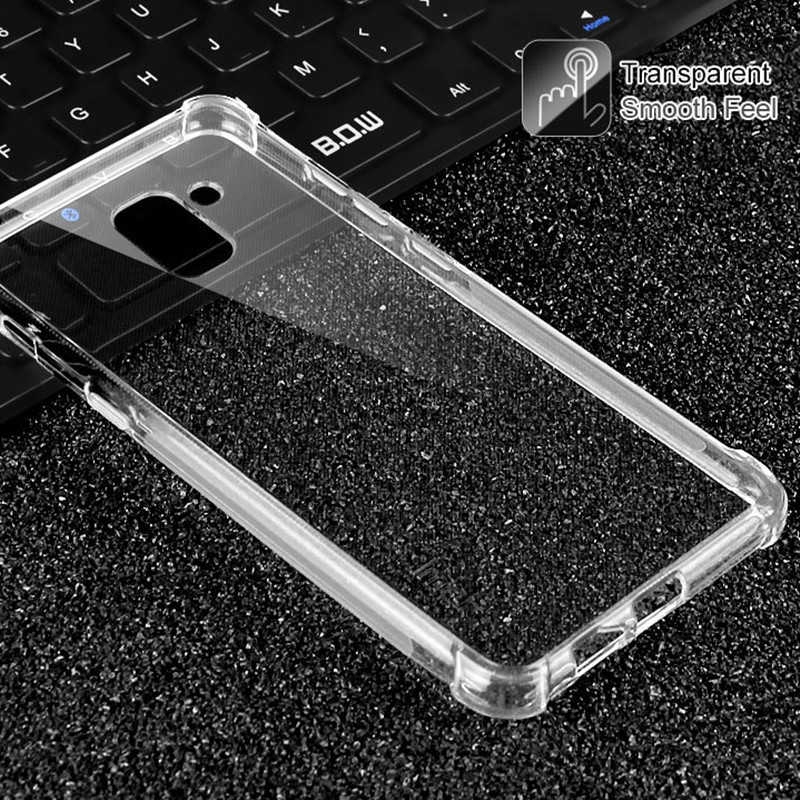 Galaxy J6 Kılıf Zore Nitro Anti Shock Silikon Renksiz