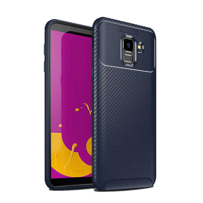 Galaxy J6 Kılıf Zore Negro Silikon Kapak Lacivert
