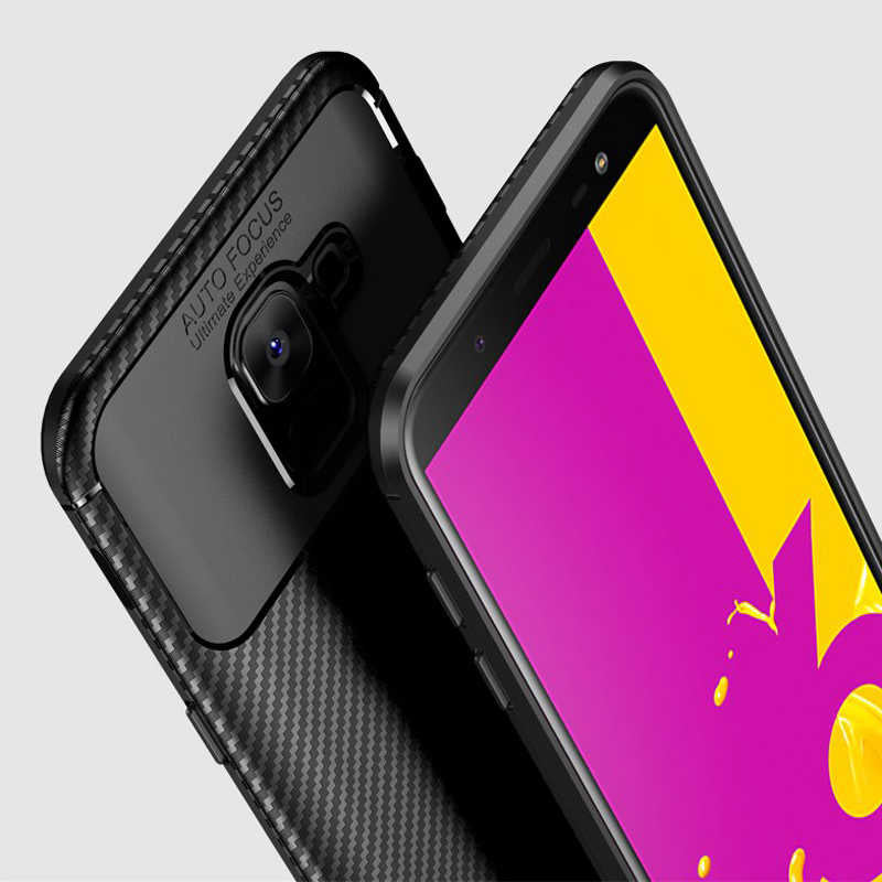 Galaxy J6 Kılıf Zore Negro Silikon Kapak Siyah