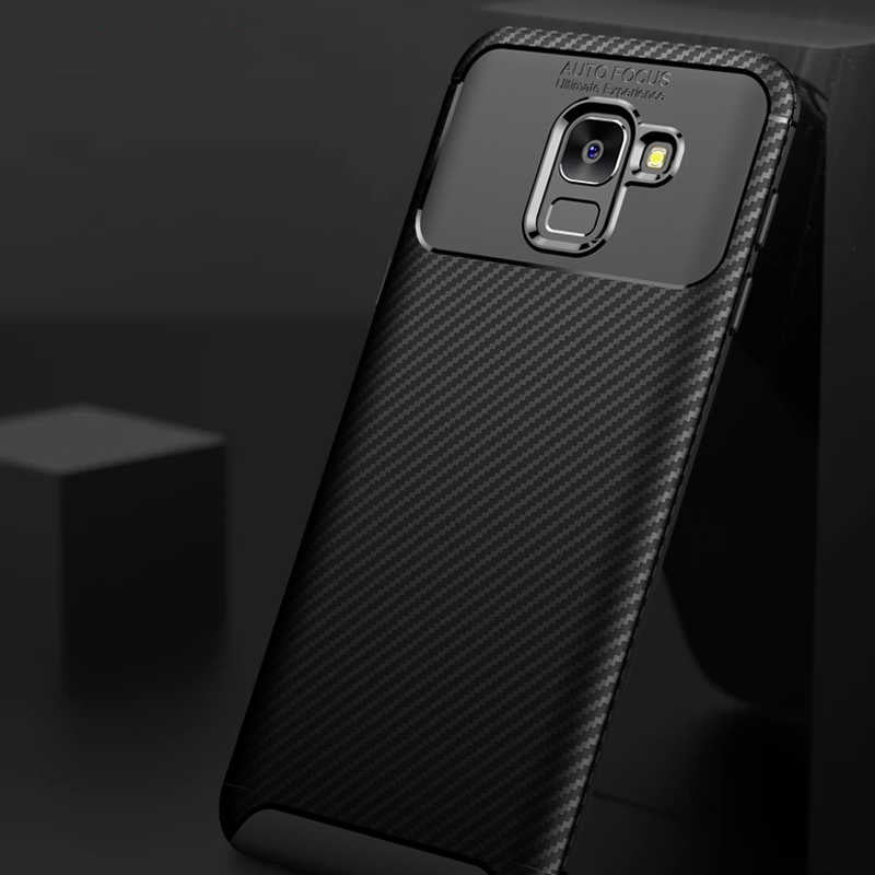 Galaxy J6 Kılıf Zore Negro Silikon Kapak Lacivert