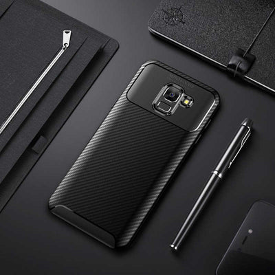 Galaxy J6 Kılıf Zore Negro Silikon Kapak Siyah