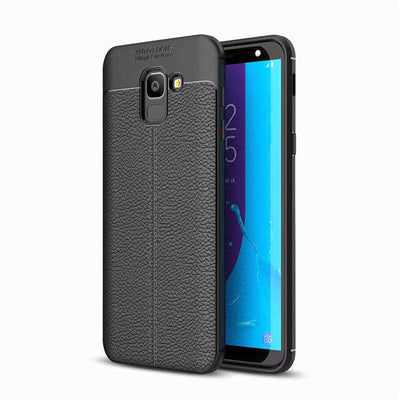 Galaxy J6 Kılıf Zore Niss Silikon Kapak Siyah
