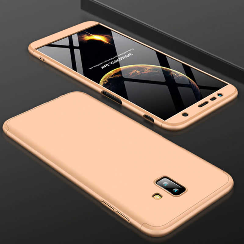 Galaxy J6 Plus Kılıf Zore Ays Kapak Gold