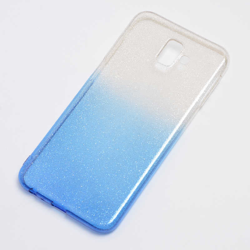 Galaxy J6 Plus Kılıf Zore Fogy Silikon Mavi