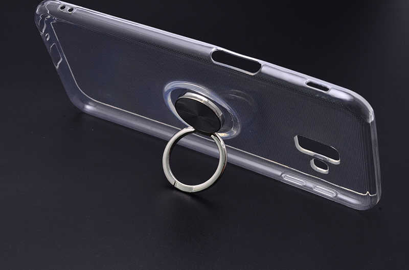 Galaxy J6 Plus Kılıf Zore Les Silikon Gri