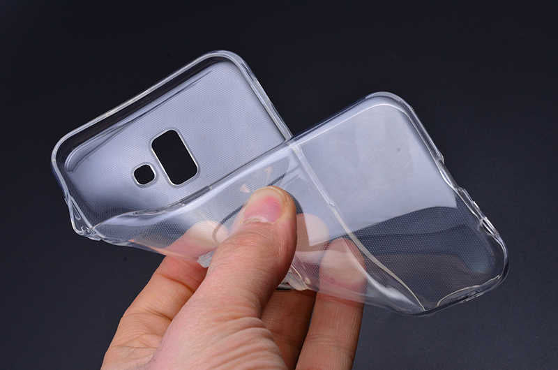 Galaxy J6 Plus Kılıf Zore Les Silikon Kırmızı