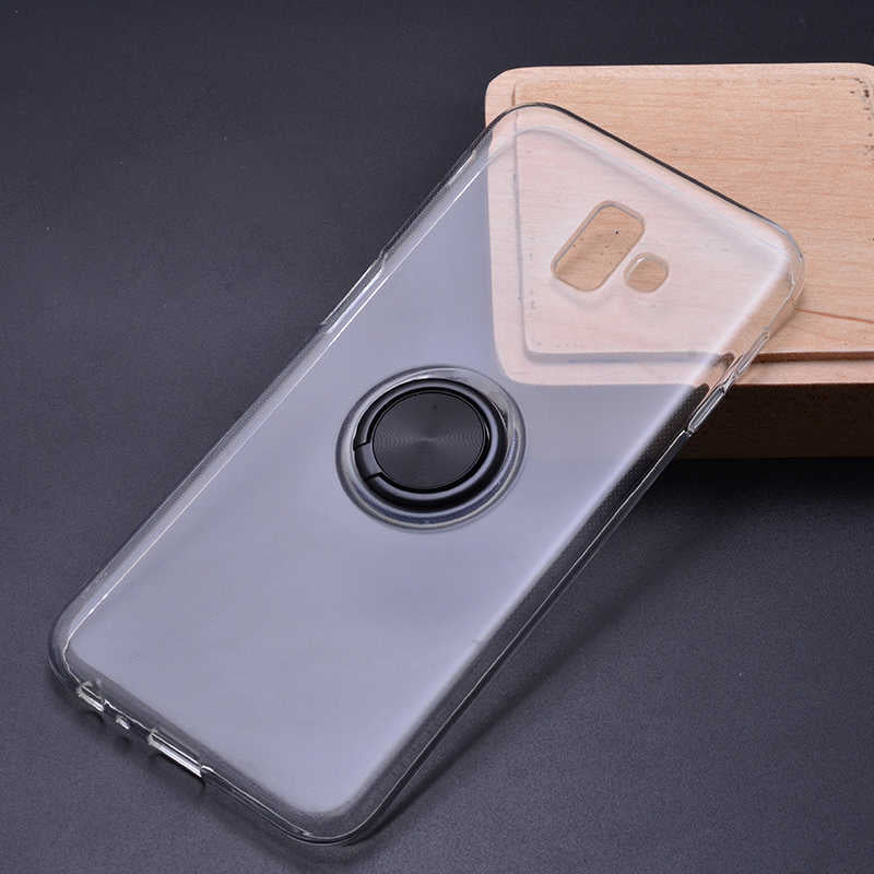 Galaxy J6 Plus Kılıf Zore Les Silikon Siyah