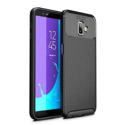 Galaxy J6 Plus Kılıf Zore Negro Silikon Kapak Kahverengi