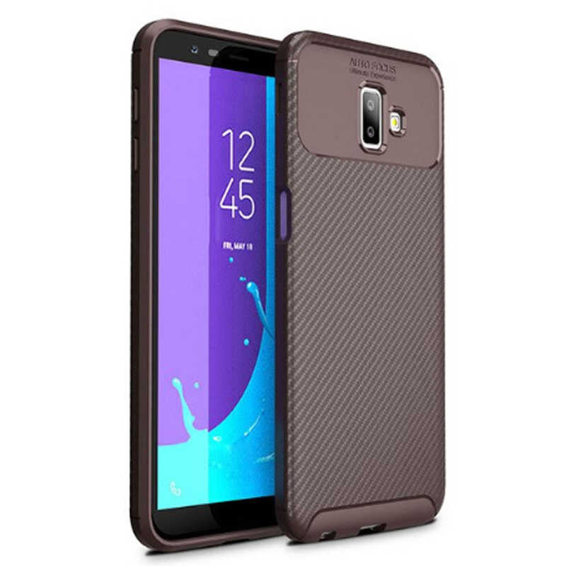 Galaxy J6 Plus Kılıf Zore Negro Silikon Kapak Siyah