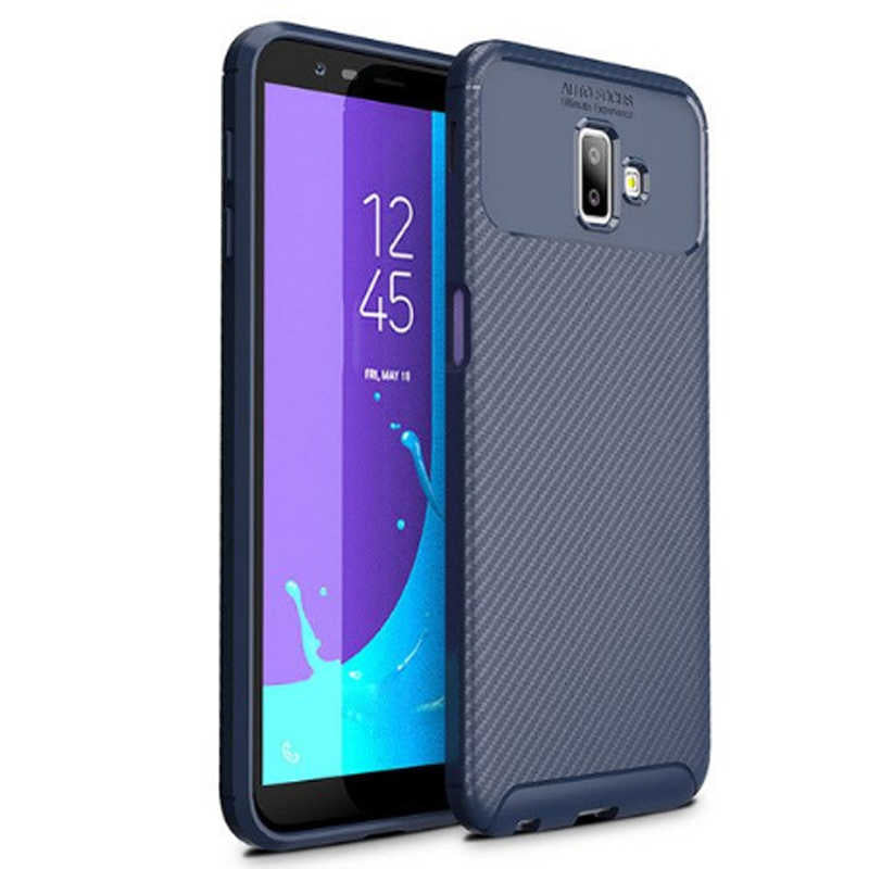 Galaxy J6 Plus Kılıf Zore Negro Silikon Kapak Kahverengi