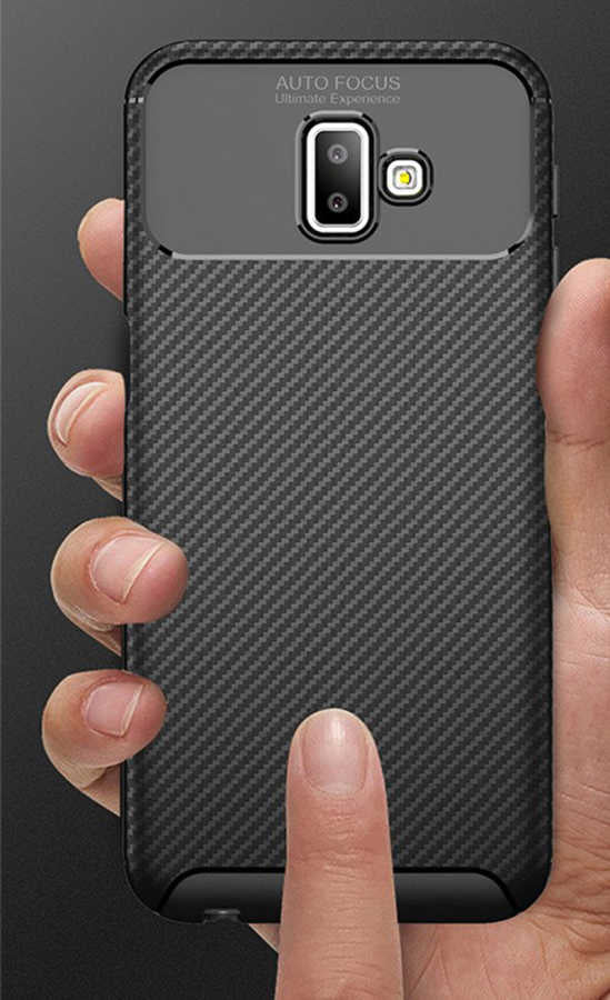 Galaxy J6 Plus Kılıf Zore Negro Silikon Kapak Lacivert