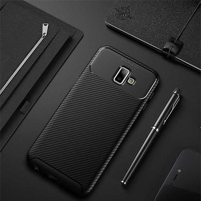 Galaxy J6 Plus Kılıf Zore Negro Silikon Kapak Siyah