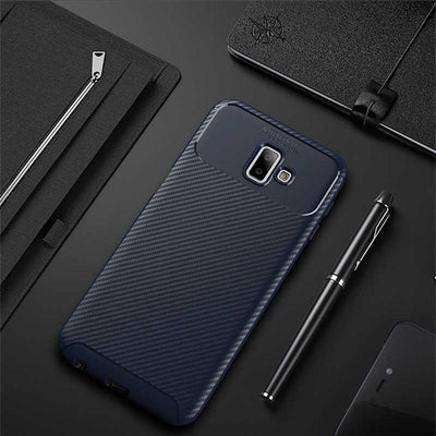 Galaxy J6 Plus Kılıf Zore Negro Silikon Kapak Lacivert