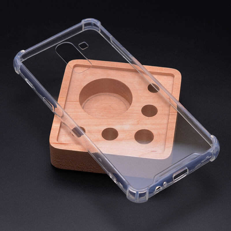 Galaxy J6 Plus Kılıf Zore Nitro Anti Shock Silikon Renksiz