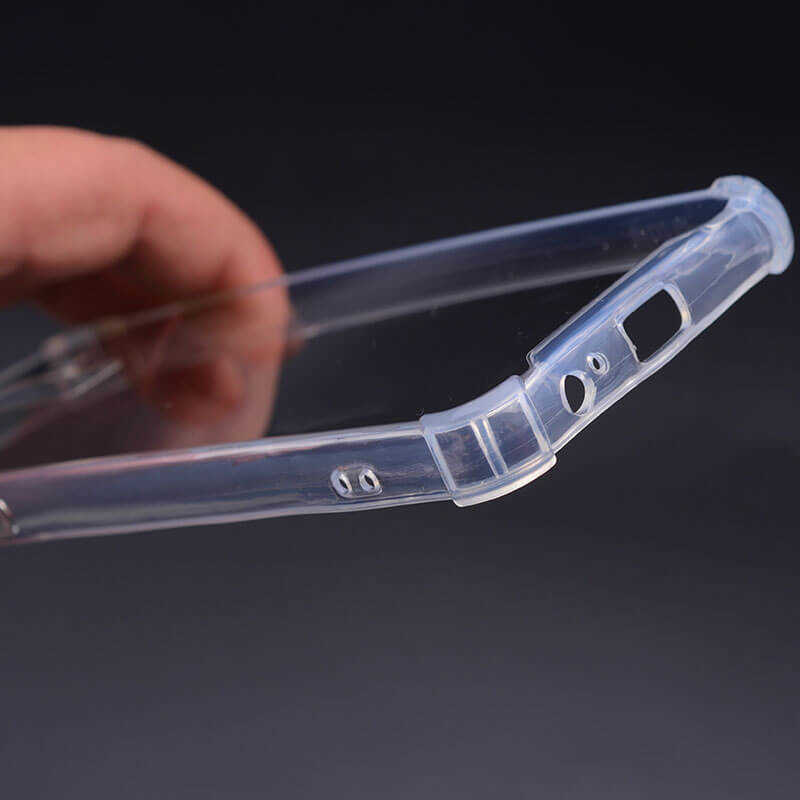 Galaxy J6 Plus Kılıf Zore Nitro Anti Shock Silikon Renksiz